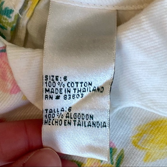 VINTAGE Girl’s Floral Laura Ashley Dress Size 6 Cottagecore Farmhouse Style - Picture 7 of 8